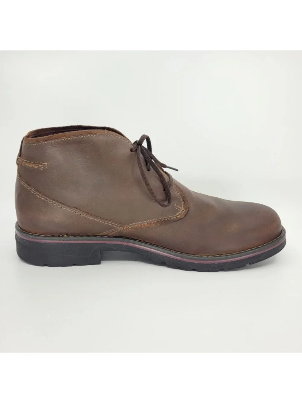 Clarks Morris Peak Waterproof Chukka Boots Men's Size 11 M EU 44.5 Brown Leather